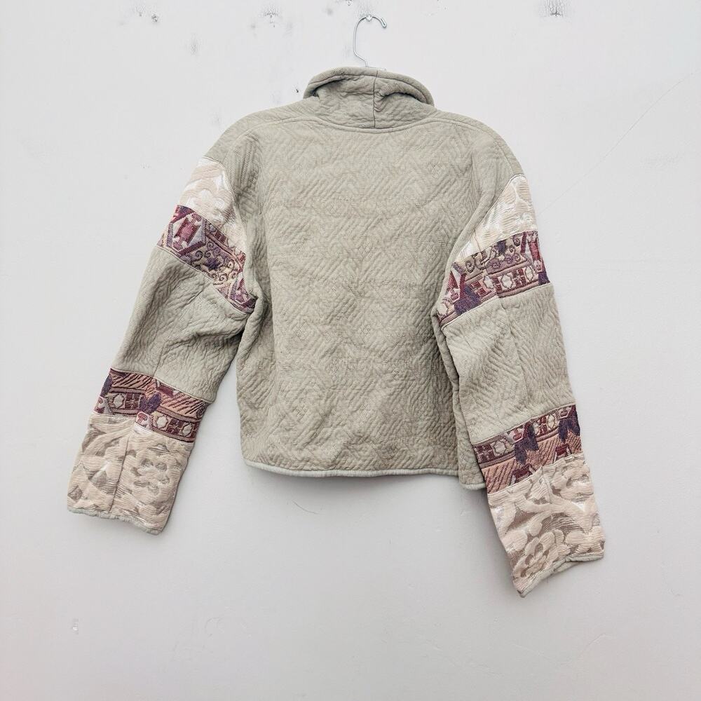 Flashback brand quilted tapestry jacket Women’s Size L - Picture 6 of 7